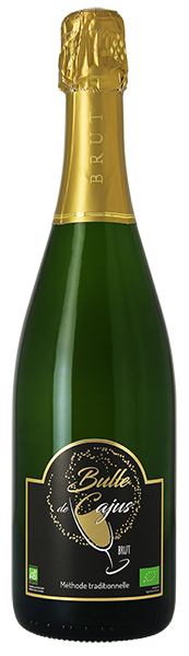 Blanc bio brut méthode traditionnelle Bulle de Château Cajus