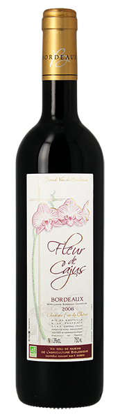 Bordeaux supérieur rouge bio Fleur de Cajus 2008