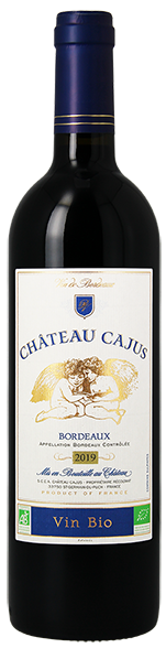 Bordeaux rouge bio Château Cajus cuvée Tradition 2019