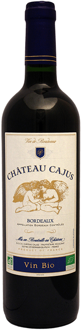 Bordeaux rouge bio Château Cajus cuvée Tradition